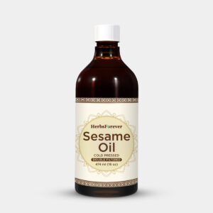 Sesame Oil - (Sesamum Indicum) - Cold pressed and double filtered in Muslin Cloth - 16 oz (473.16 Ml)