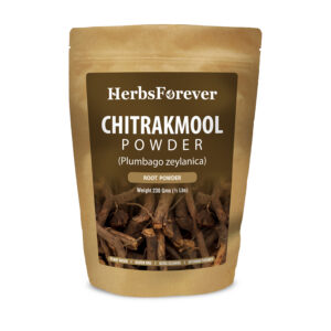 Chitrakmool Powder (Plumbago Zeylanica) - Non GMO - Vegan - (230 Gms - ½ LBS)