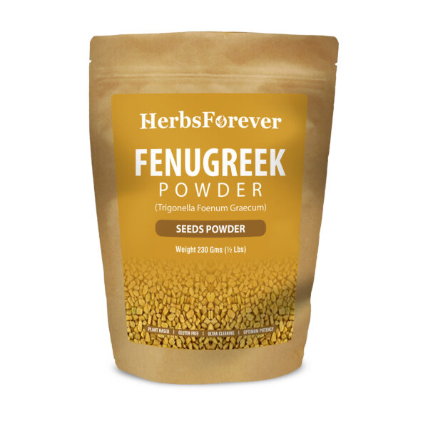 Fenugreek Powder (Trigonella Foenum Graecum) - Non GMO  - Vegan - (230 Gms - ½ LBS)