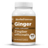 bnr1_ginger_90Caps Ginger Capsules - Zingiber Officinale - 1.5% Gingerols - Extract Ratio 6:1 - 90 Vege Capsules - 700 mg each