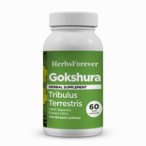 bnr1_gokshura_60Caps Gokshura Capsules - Tribulus Terrestris - 40% Saponin - Extract Ratio 10:1 - 60 Vege Capsules - 750 mg each