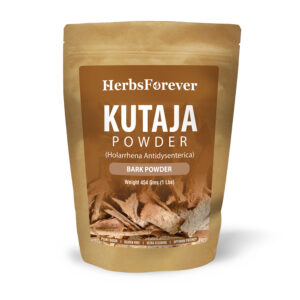 Kutaja Powder (Holarrhena Antidysenterica) - Non GMO - Vegan - (454 Gms - 1LBS)