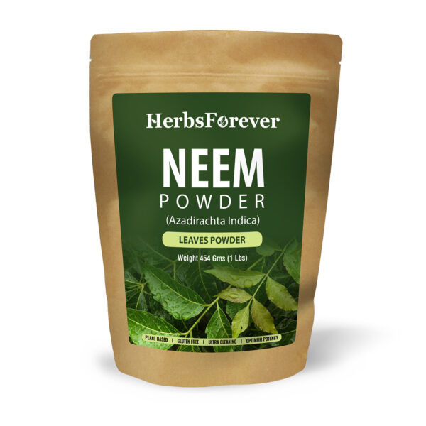 Neem Powder (Azadirachta Indica) - Non GMO - Vegan - (454Gms - 1LBS)