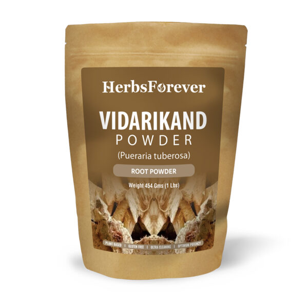 Vidari Kanda Powder (Pueraria Tuberosa) - Non GMO - Vegan - (454 Gms - 1LBS)