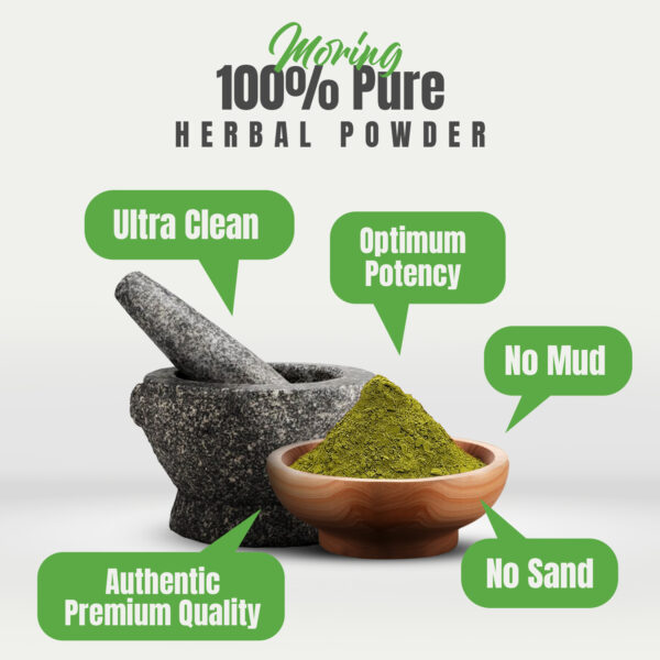 Moringa Powder (Moringa Oleifera) - Non GMO - Vegan - (230 Gms - ½ LBS)