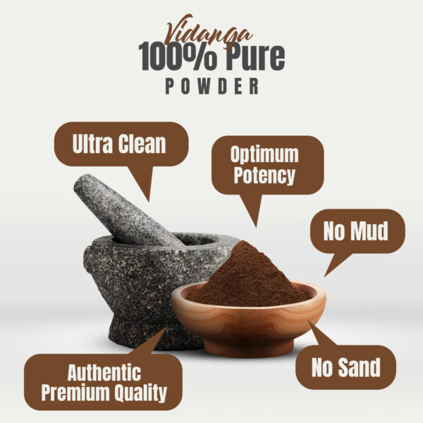 bnr2_vidanga_powder_454 Vidanga Powder (Embellia Ribes) - Non GMO - Vegan - (454 Gms - 1LBS)