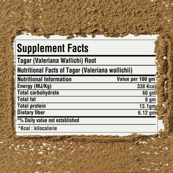 Tagar Powder (Valeriana Wallichii) - Non GMO - Vegan - (454 Gms - 1LBS)