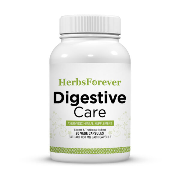Digestive Care Capsules - Ayurvedic Herbal Supplement – 90 Vege Capsules – 800 Mg Each