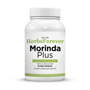 Morinda Plus Capsules - Ayurvedic Herbal Supplement – 90 Vege Capsules – 800 Mg Each