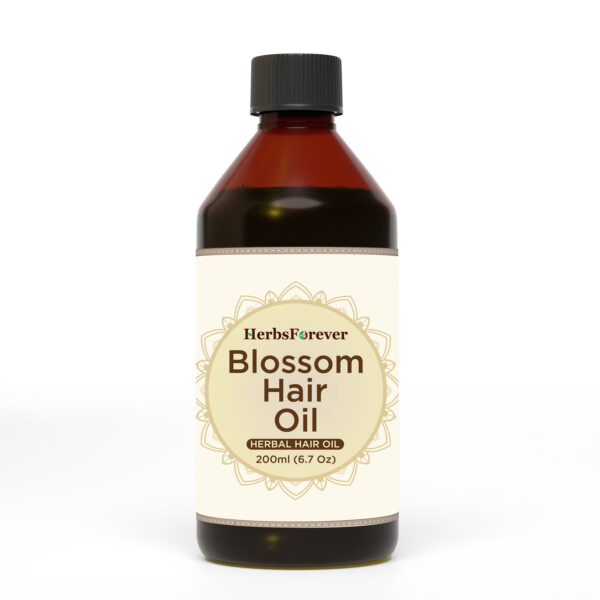 Blossom Hair Oil - Processed with Sesame Oil - Cold pressed and double filtered in Muslin cloth - 210 ml