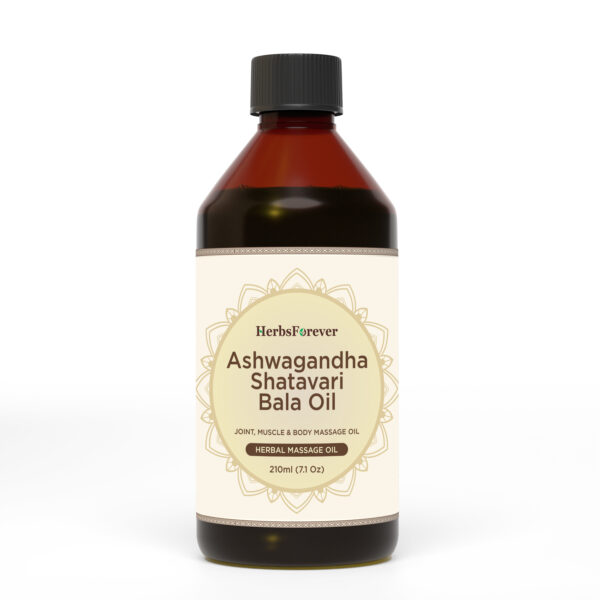 ashwagandha_shatavri_bala_oil_210_bnr1 Ashwagandha Bala Shatavari Oil-Processed with Sesame Oil-Cold pressed and double filtered in Muslin cloth-210 ml