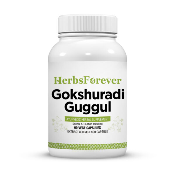 bnr1_gokshuradi_guggul Gokshuradi Guggulu - Ayurvedic Herbal Supplement - 90 Vege Capsules - 800 Mg Each