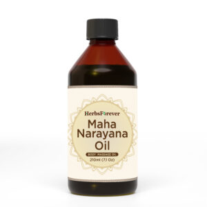 Maha Narayan Oil - Processed with Sesame Oil - Cold pressed and double filtered in Muslin cloth - 210 ml