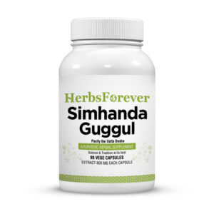 bnr1_simhanda_guggul Simhanada Guggulu - Ayurvedic Herbal Supplement - 90 Vege Capsules - 800 Mg Each