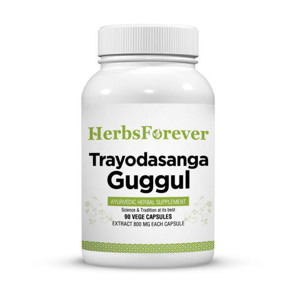 bnr1_trayodasanga_guggul Trayodasanga Guggulu - Ayurvedic Herbal Supplement - 90 Vege Capsules - 800 Mg Each