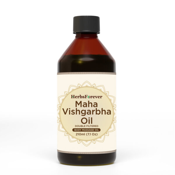 bnr1_maha-vishgarbha_oil(210) Maha Vishgarbha Oil - Processed with Sesame Oil - Cold pressed and double filtered in Muslin cloth - 210 ml